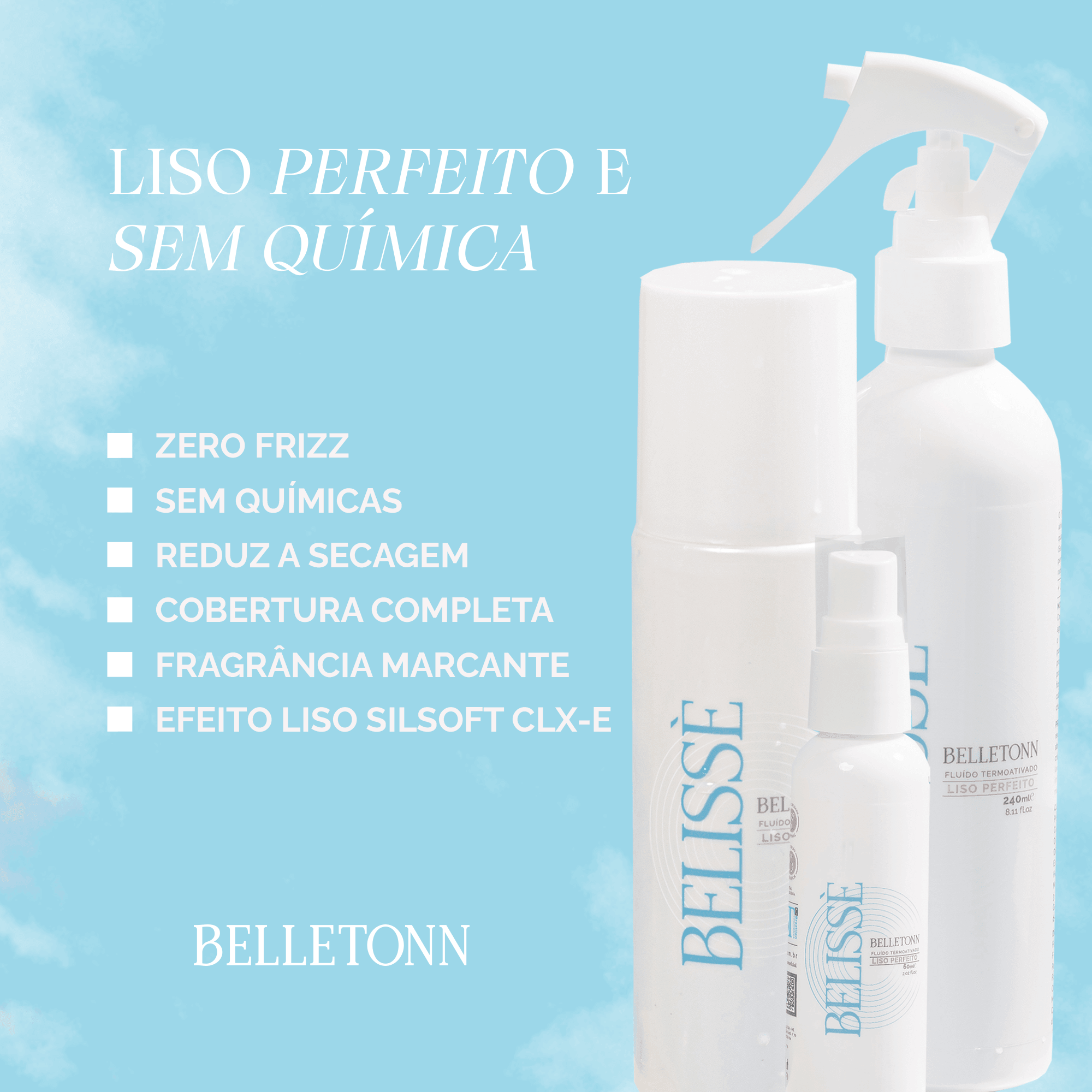 Kit Liso dos Sonhos 300ml + Escova Brinde