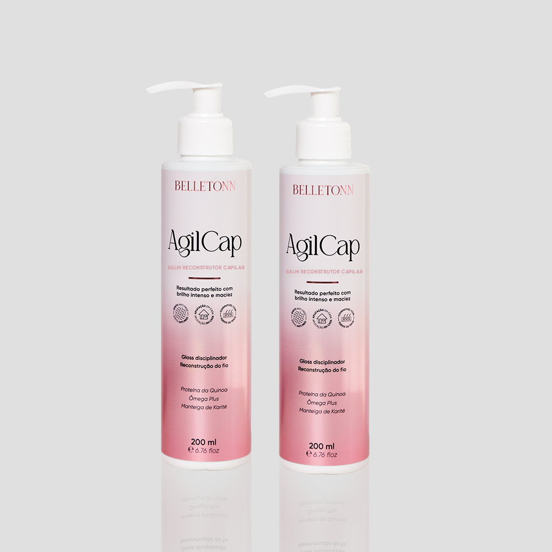 Kit AgilCap Progressiva Vegana 200ml (Sem Formol) 2 Unidades