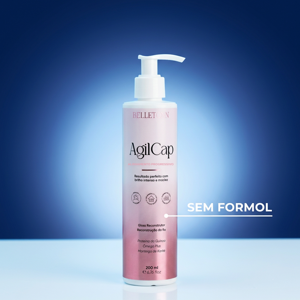 AgilCap Progressiva Vegana 200ml (Sem Formol)