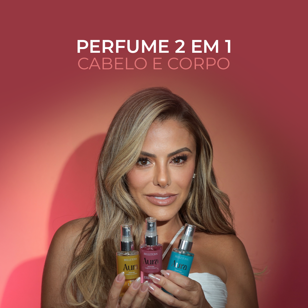 Kit Perfumes Aura Cabelo e Corpo