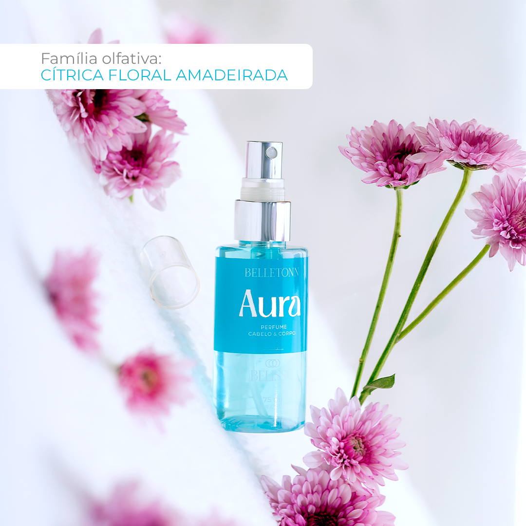 Perfume Cabelo e Corpo Aura Belissè 75ml