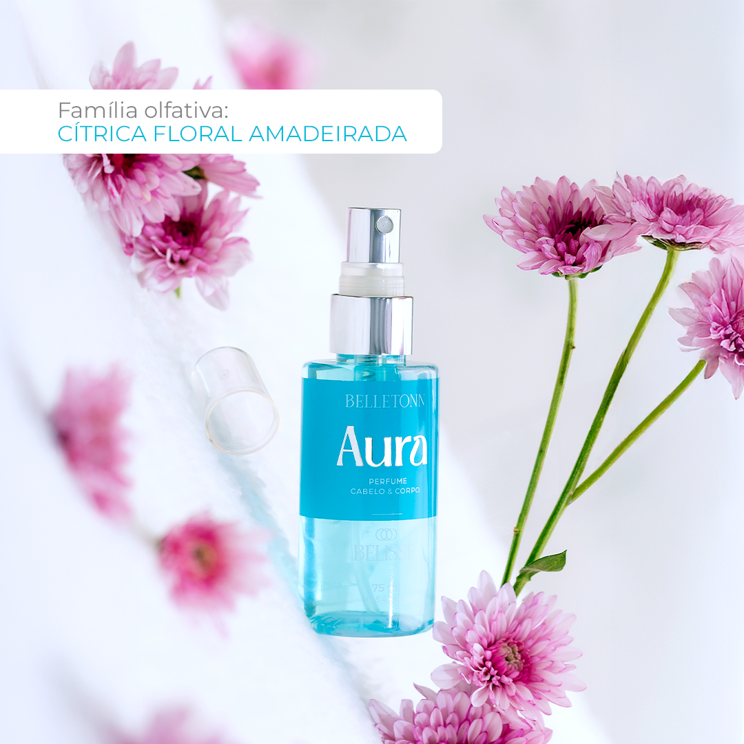 Kit Perfumes Aura Cabelo e Corpo