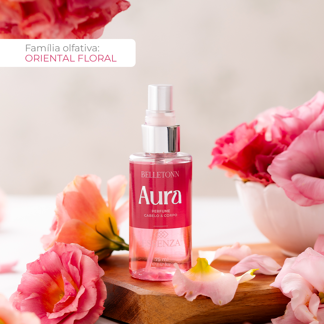 Kit Perfumes Aura Cabelo e Corpo