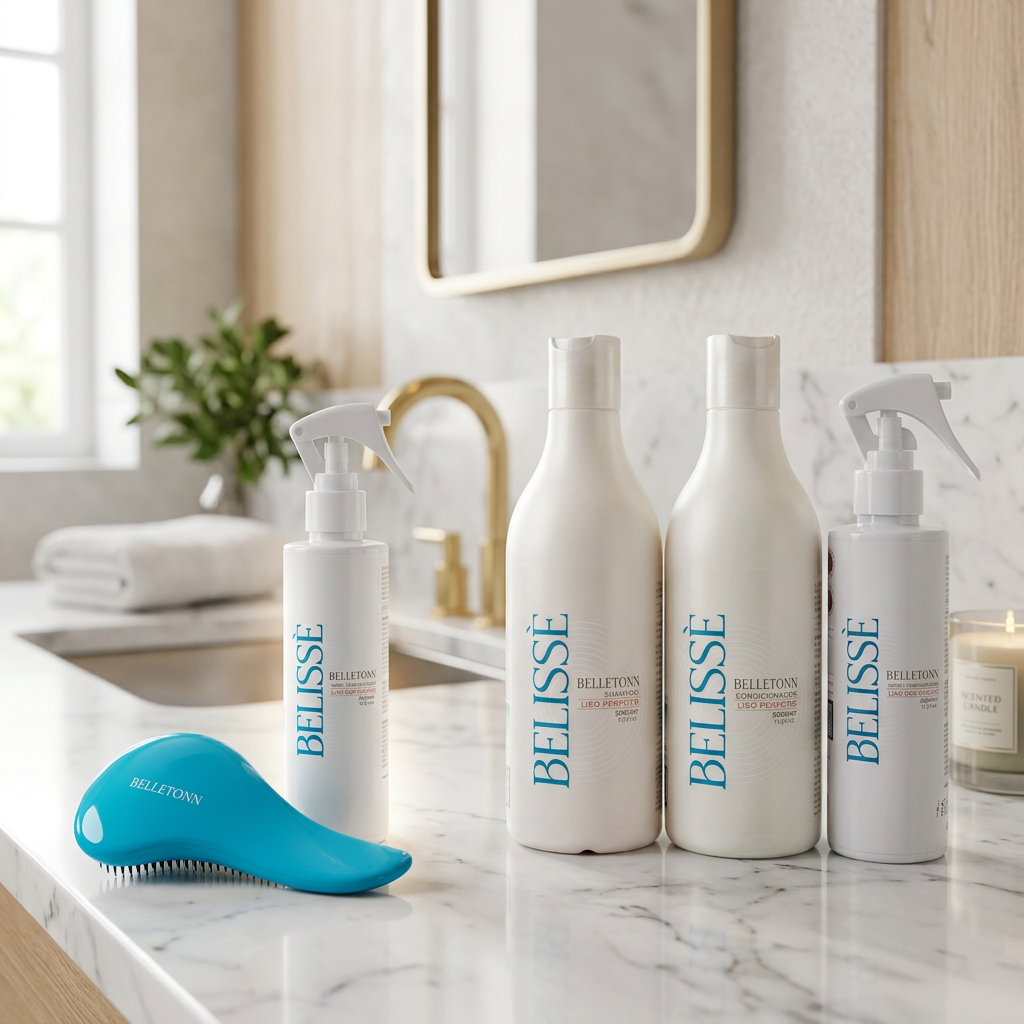 Kit Belissè 500ml + Spray 200ml extra e Escova de Brinde