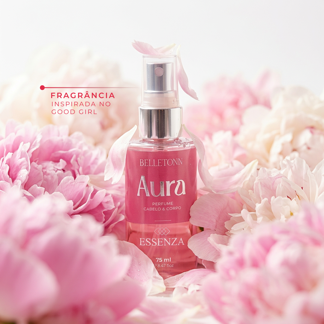 Kit Perfumes Aura Cabelo e Corpo