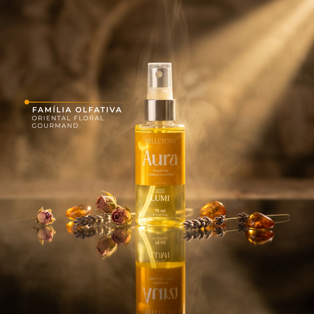 Perfume Cabelo e Corpo Aura Lumi 15ml - Belletonn Cosméticos