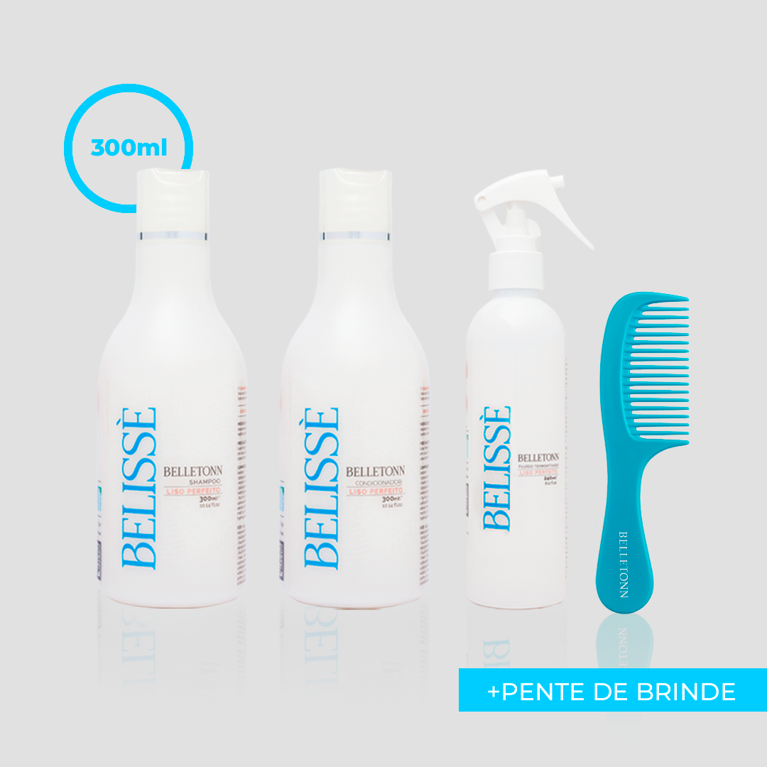 Kit Liso dos Sonhos + Pente