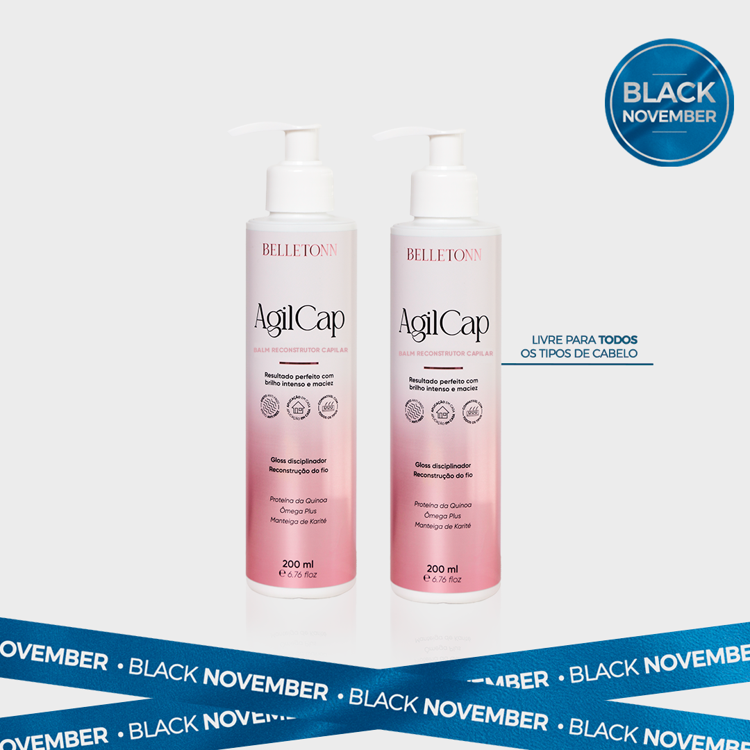 Kit AgilCap Progressiva Vegana 200ml (Sem Formol) 2 Unidades