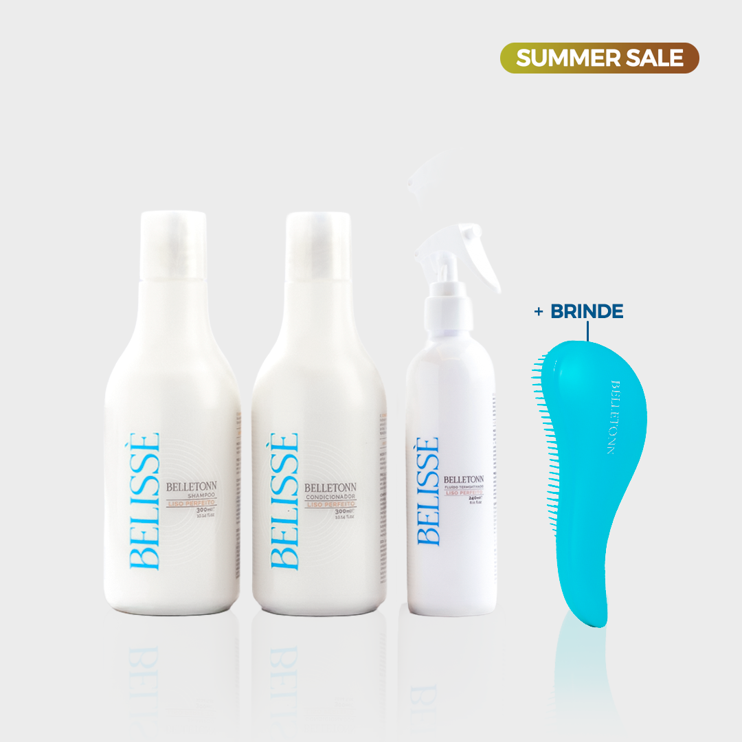 Kit Liso dos Sonhos 300ml + Escova Brinde