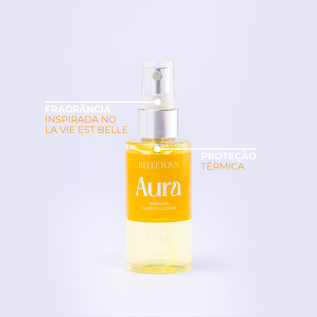 Perfume Cabelo e Corpo Aura Lumi 75ml