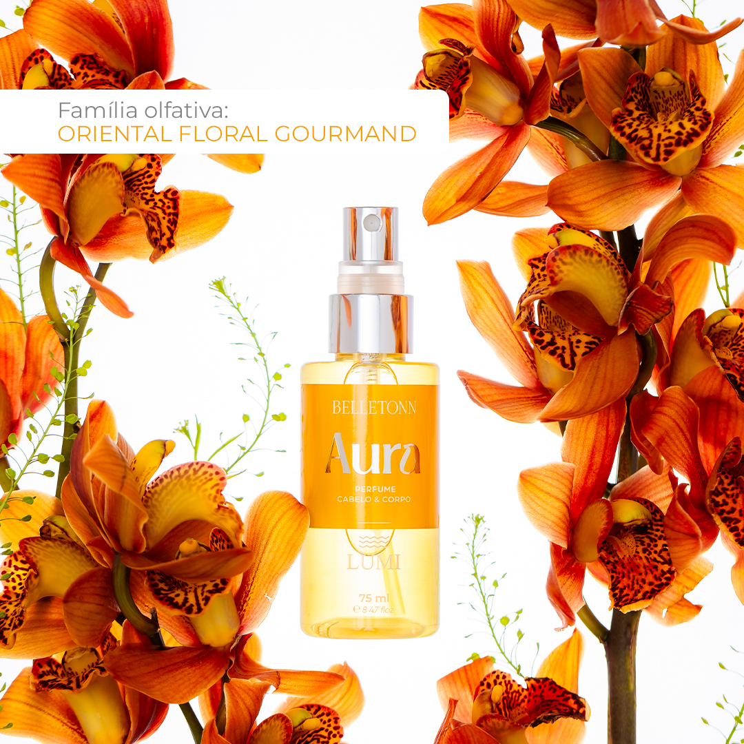 Perfume Cabelo e Corpo Aura Lumi 15ml