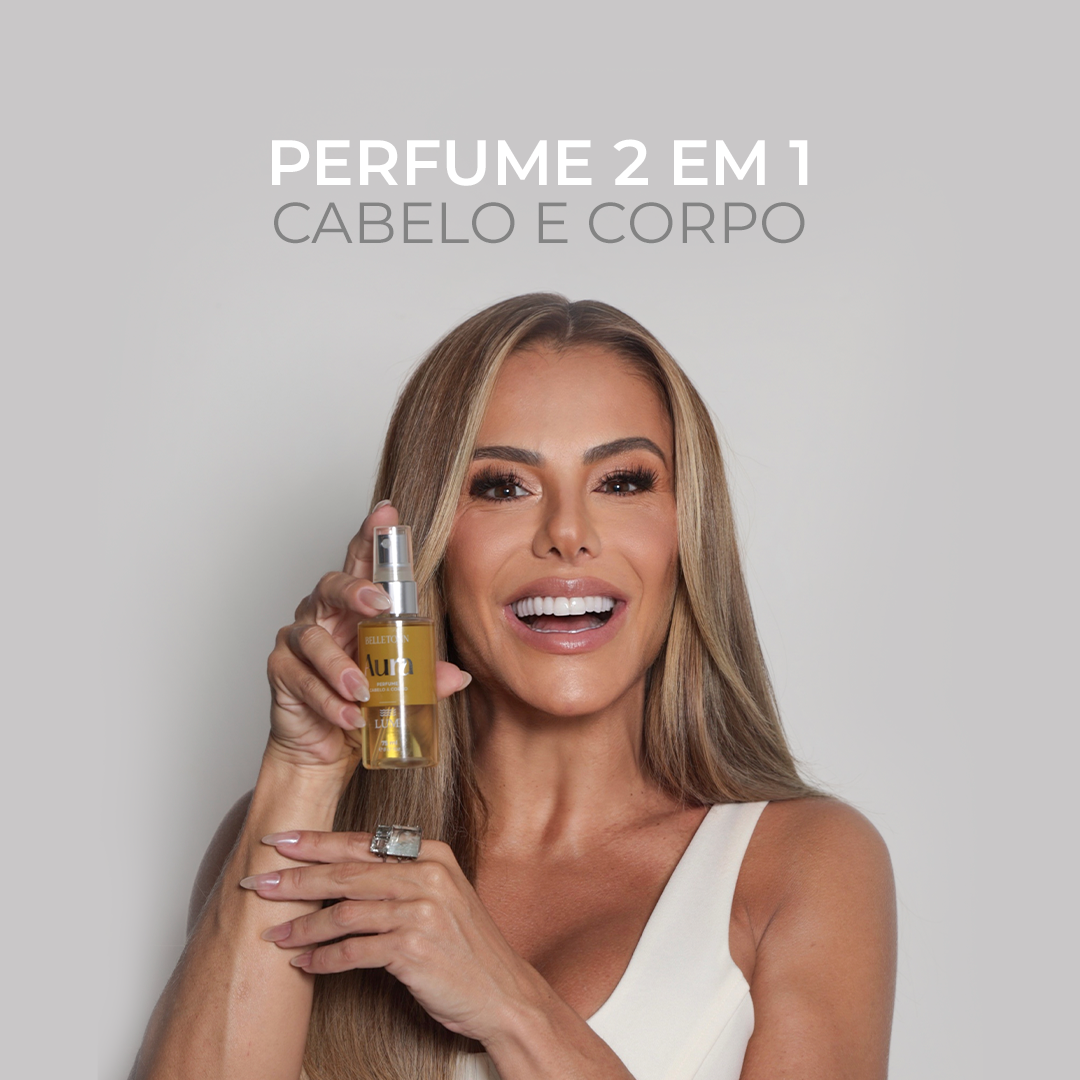 Perfume Cabelo e Corpo Aura Lumi 15ml Grupo Vip
