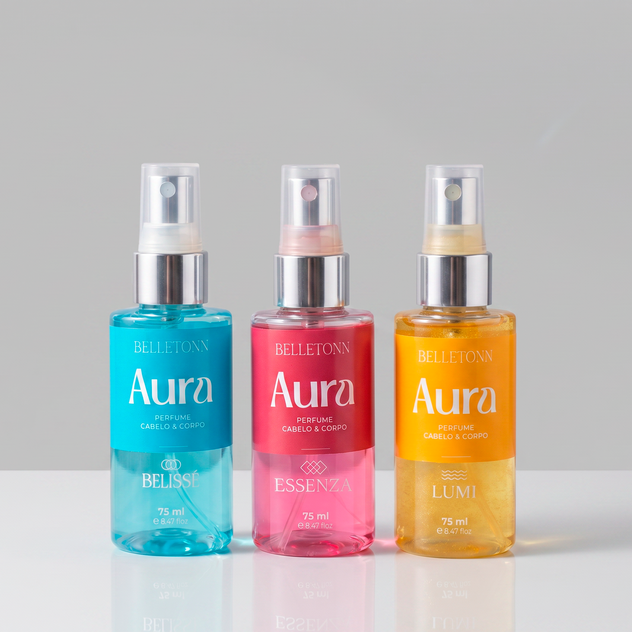 Kit Perfumes Aura Cabelo e Corpo