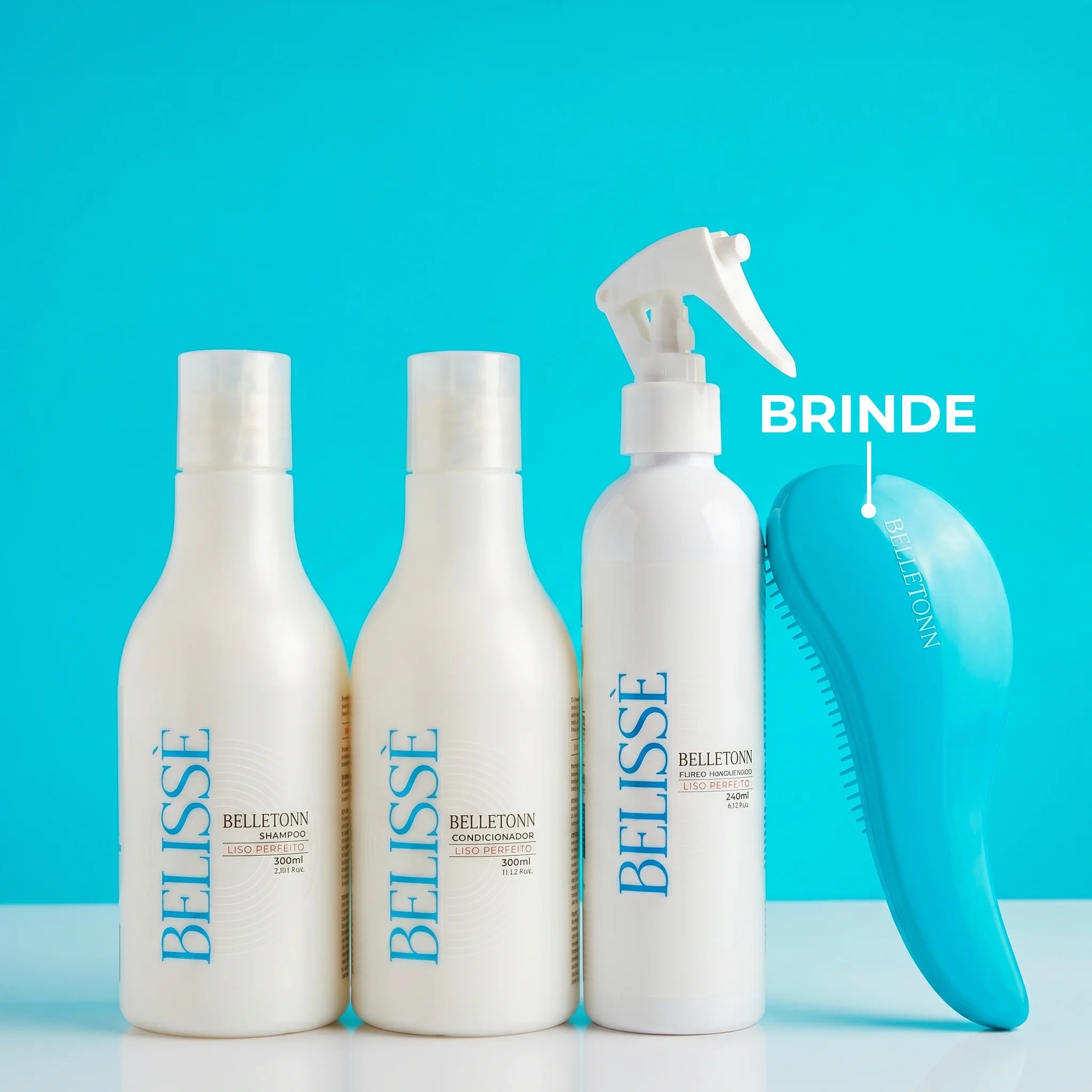 Kit Liso dos Sonhos 300ml + Escova Brinde