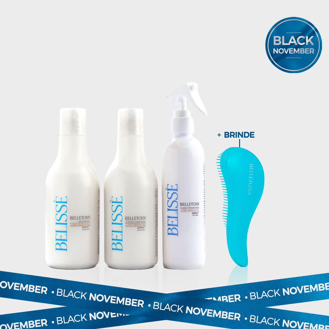 Kit Liso dos Sonhos 300ml + Escova Brinde