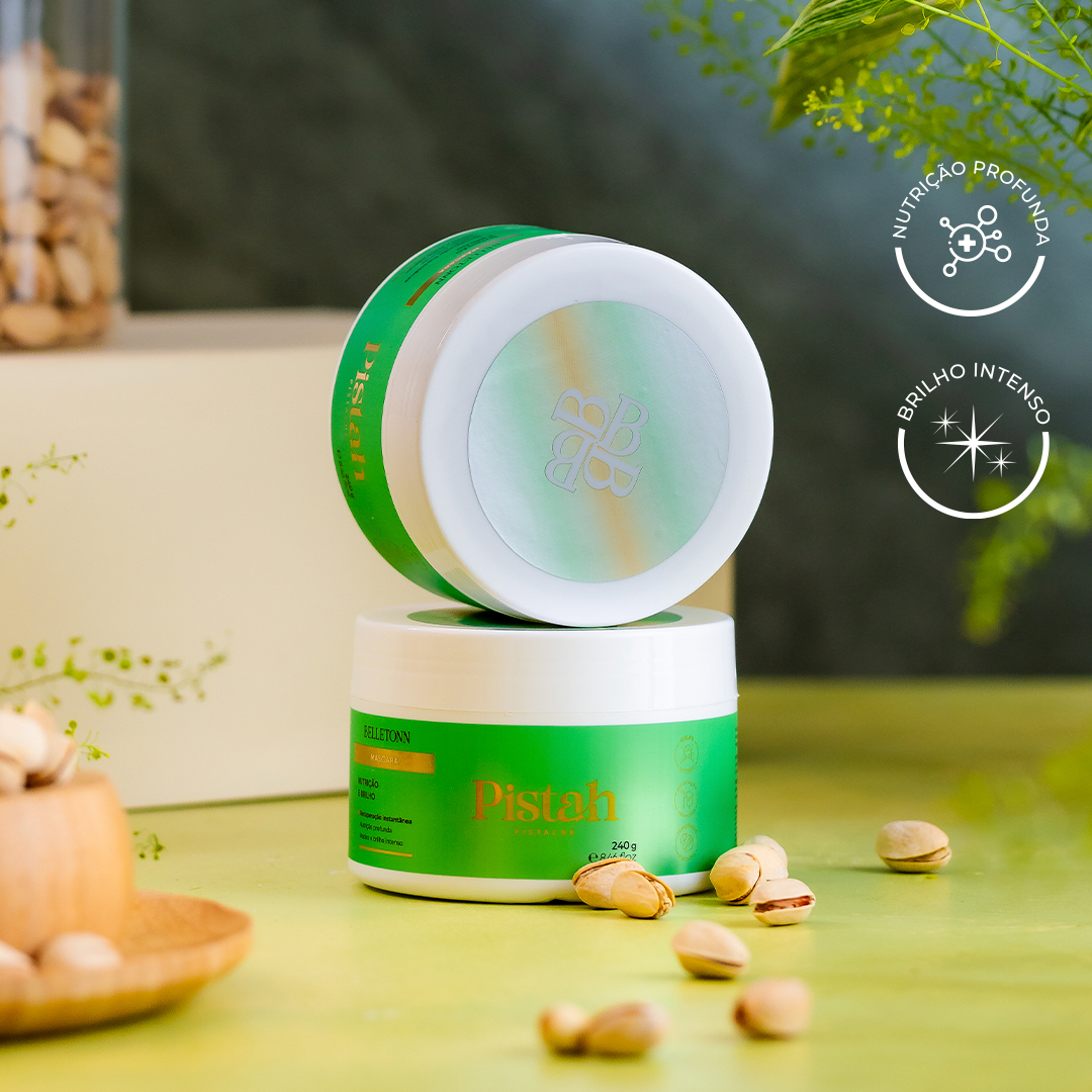 Máscara Pistache Nutrição e Brilho