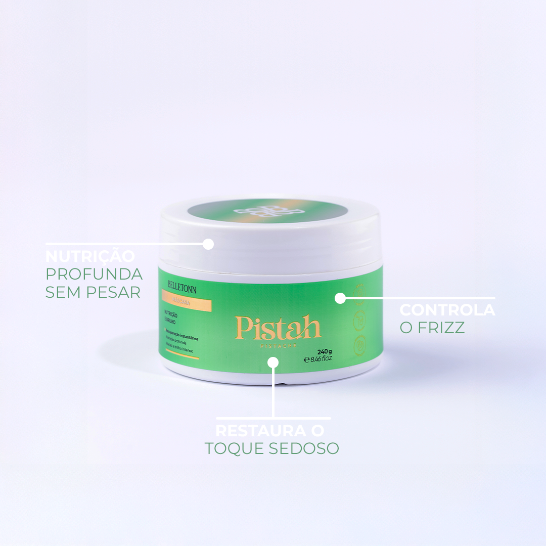 Kit Belissè 500ml + Máscara Pistah + Escova Azul