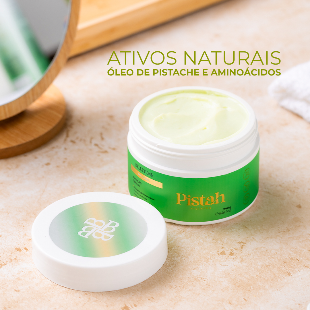 Máscara Pistache Nutrição e Brilho