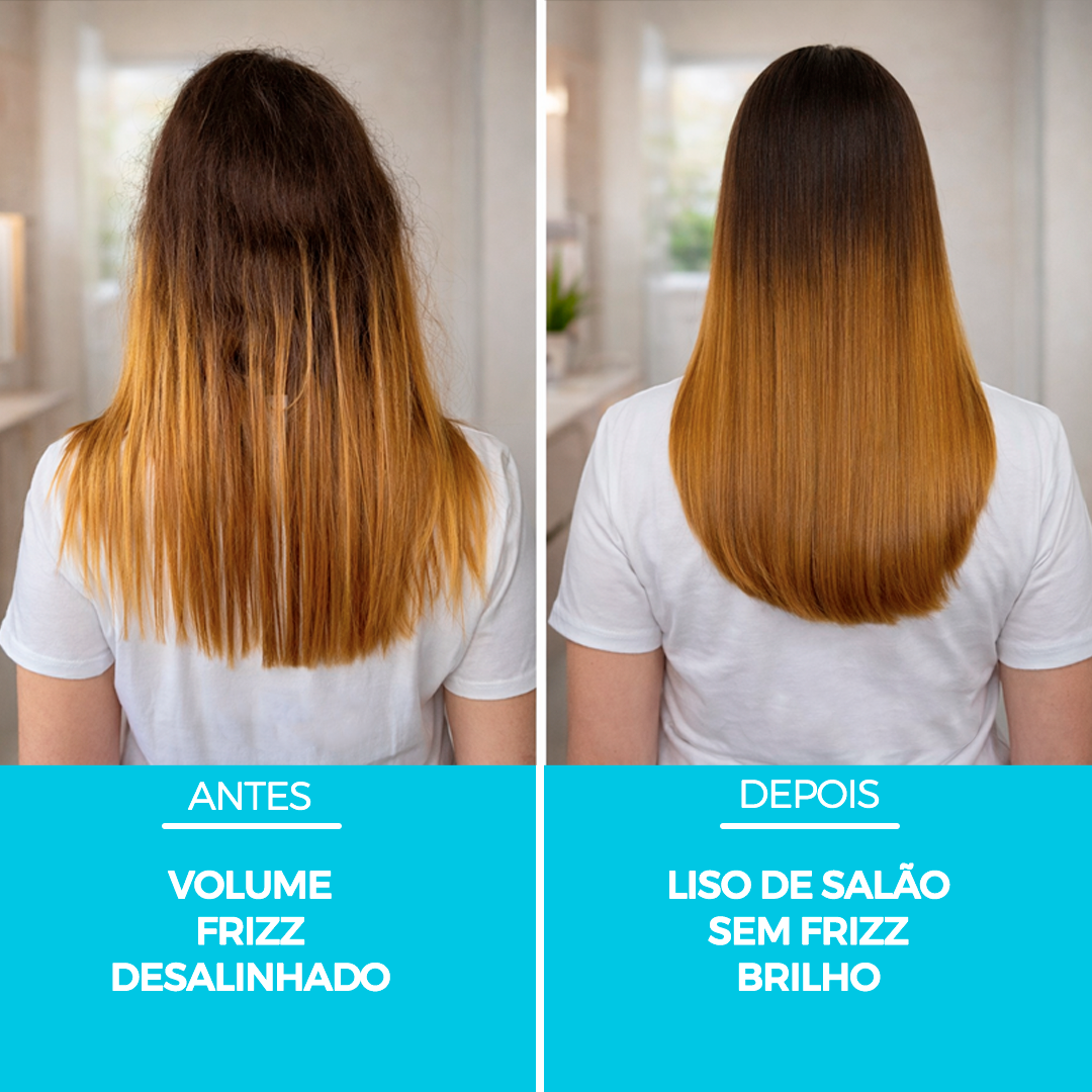 Kit liso dos sonhos 1L + Escova mágica - Belletonn Cosméticos