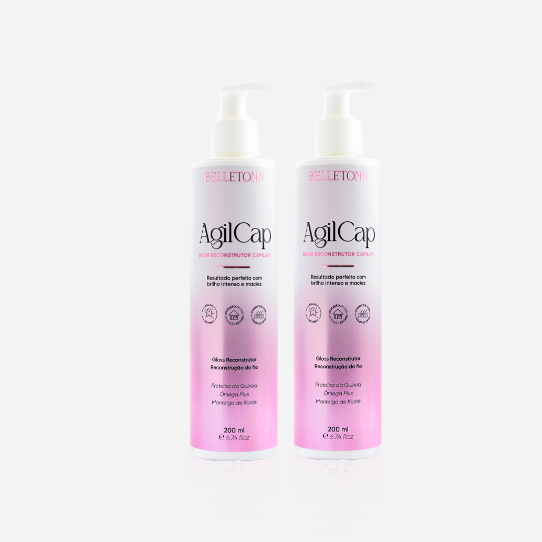 Kit AgilCap Progressiva Vegana 200ml (Sem Formol) 2 Unidades