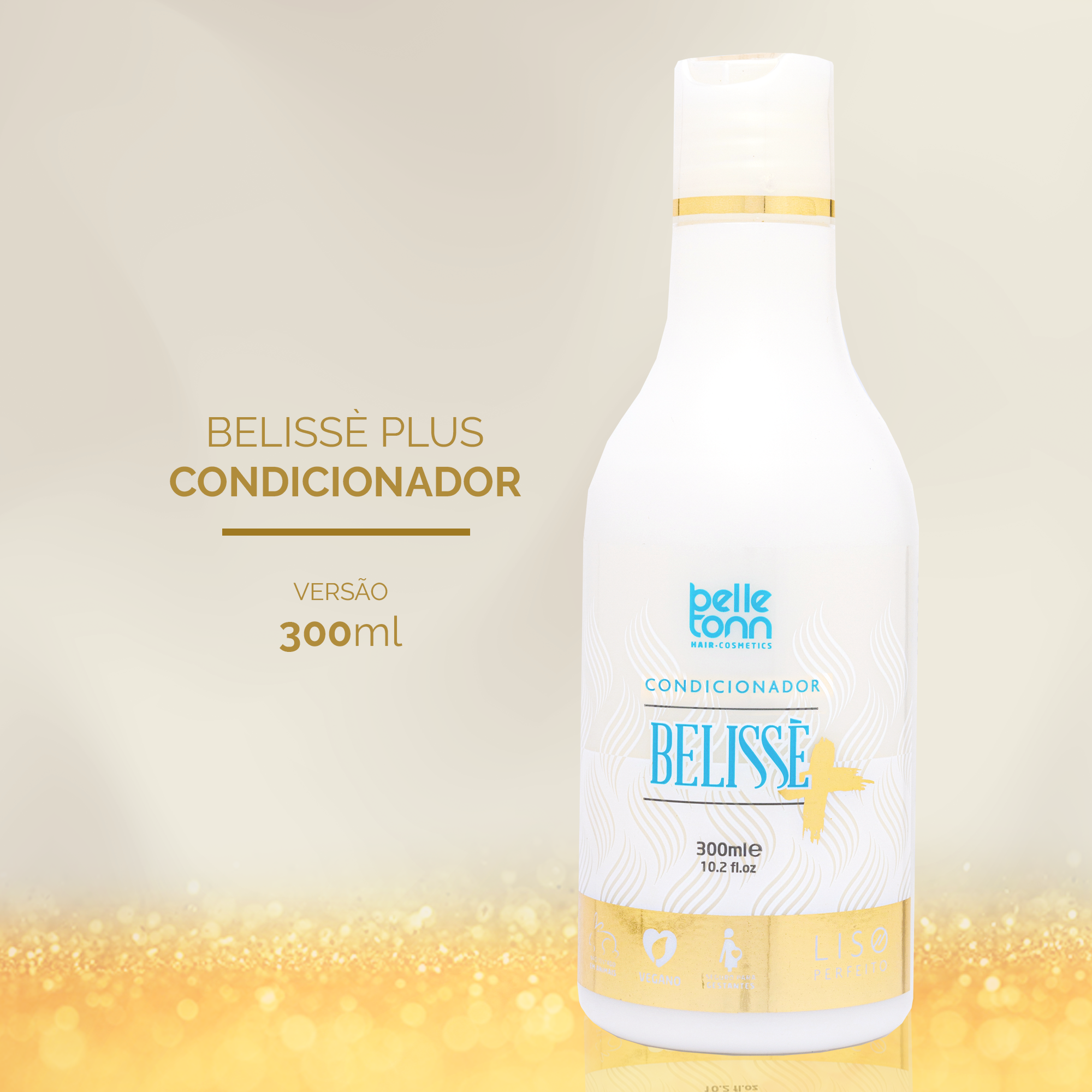 Condicionador Efeito Liso Belisse Plus 300ml