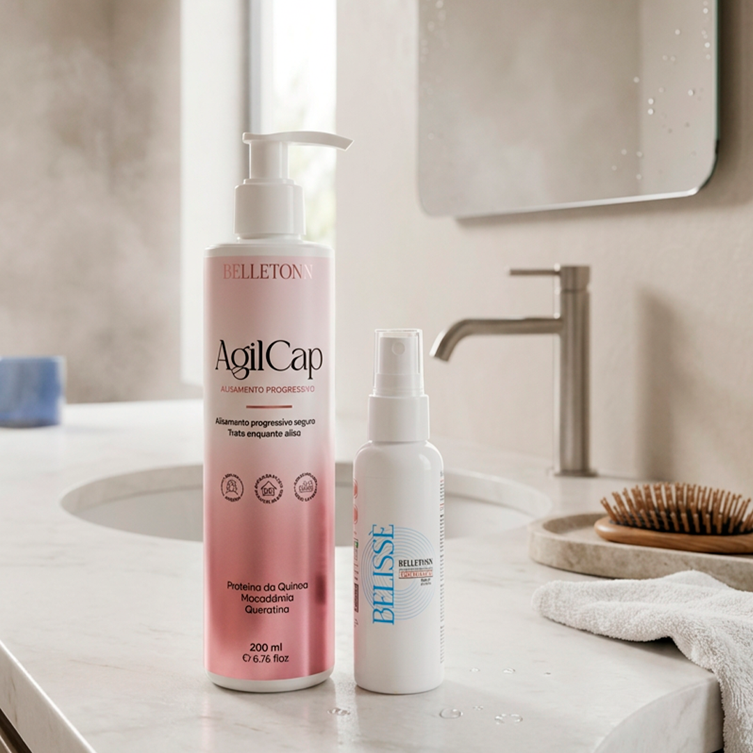 Agilcap Progressiva 200ML + Spray liso dos sonhos 60ml brinde