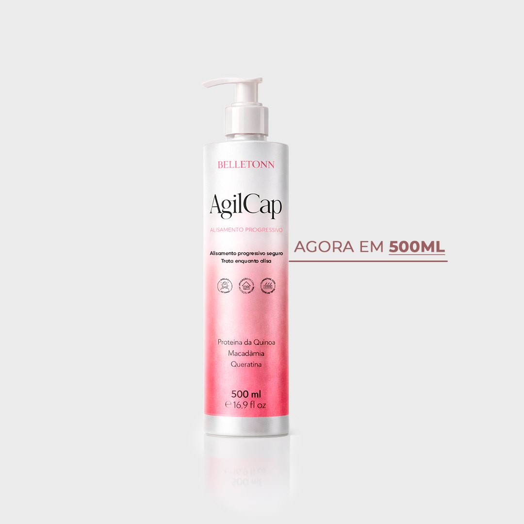 AgilCap Progressiva Vegana 500ml (Sem Formol)