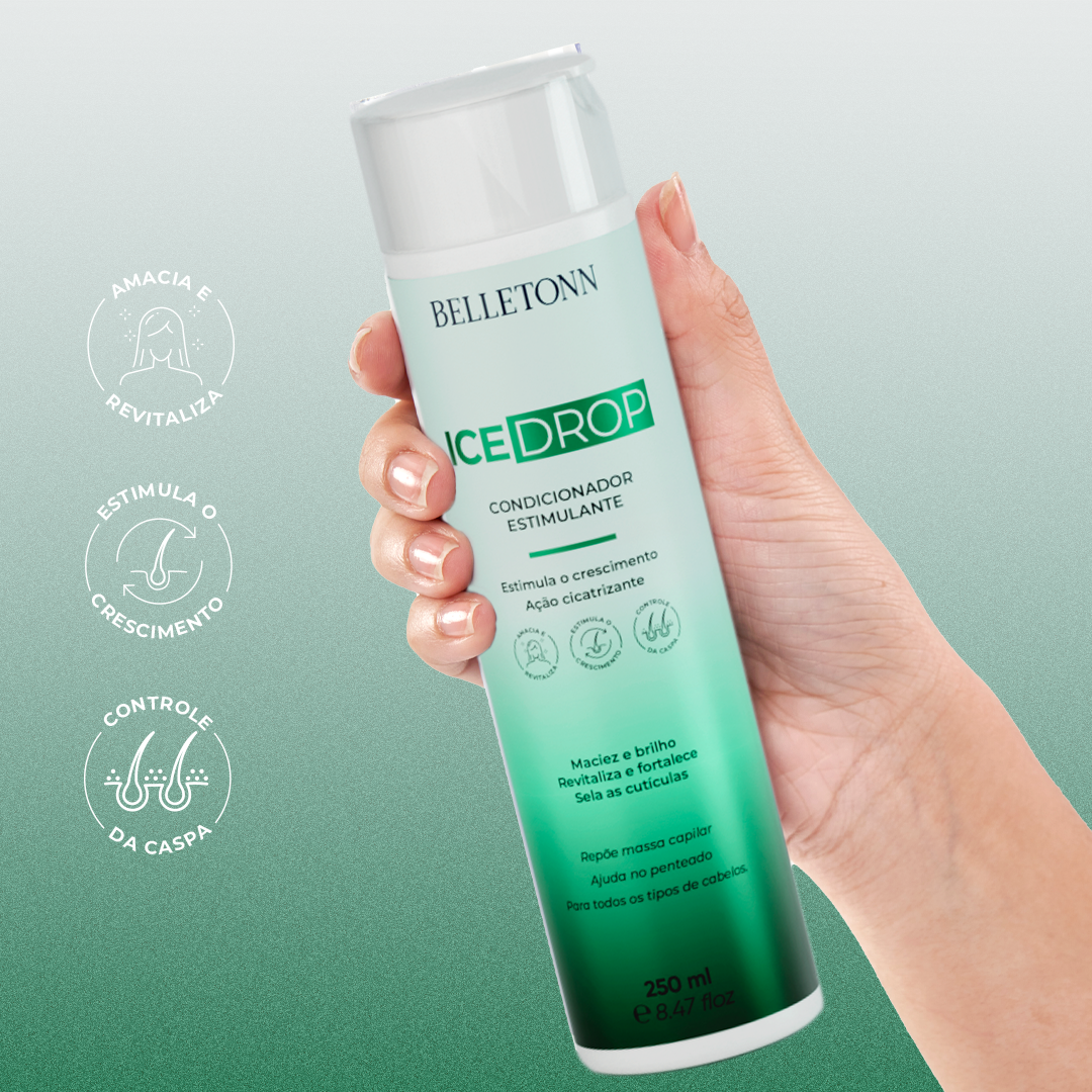 Kit Ice Drop + Escova Verde - Belletonn Cosméticos