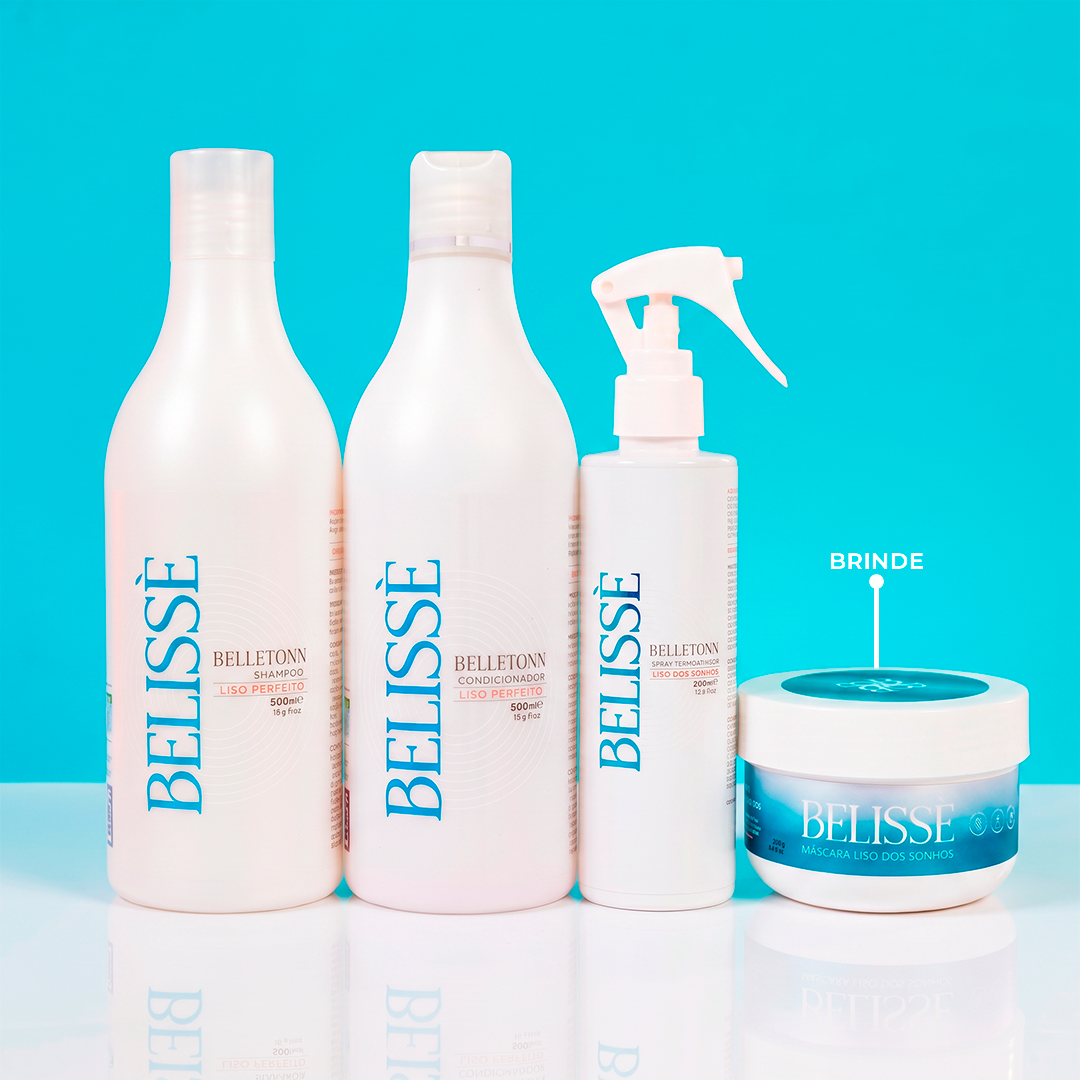 Kit liso 500ml + máscara liso 200g brinde