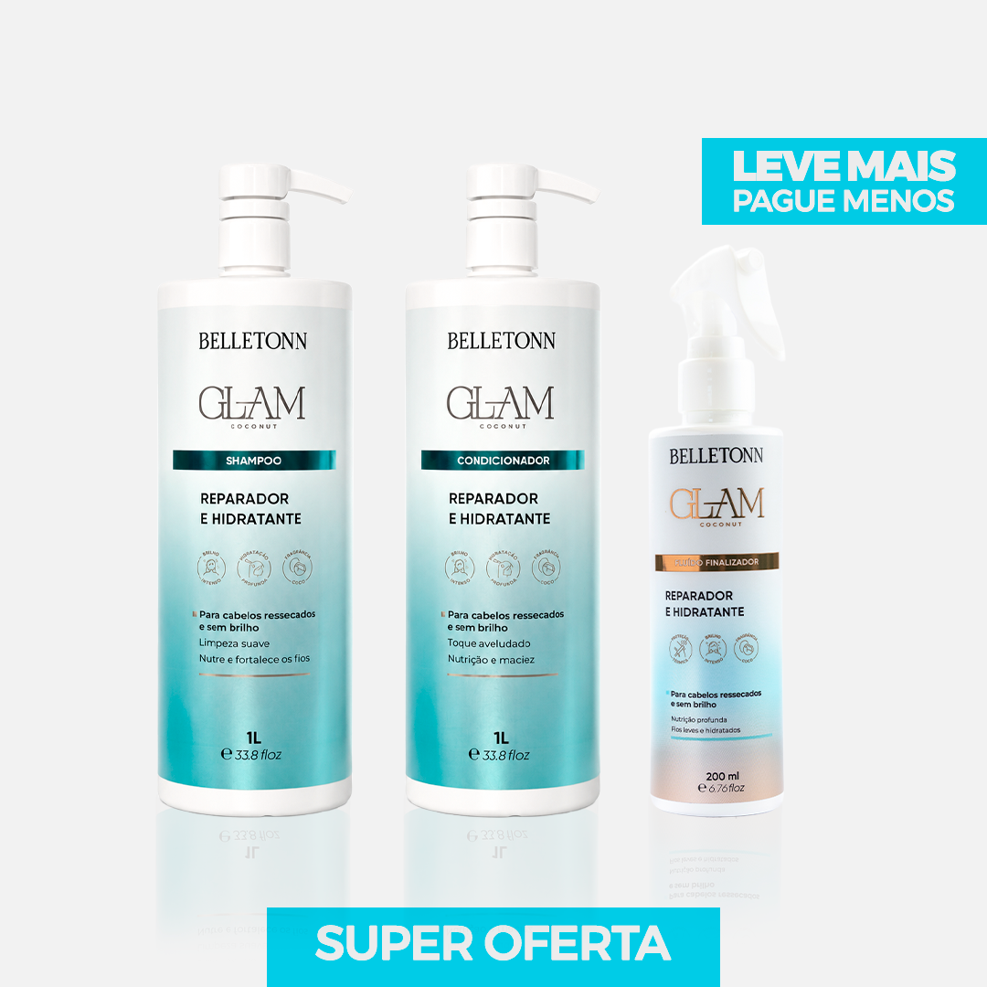 Kit Glam uso diário 1L