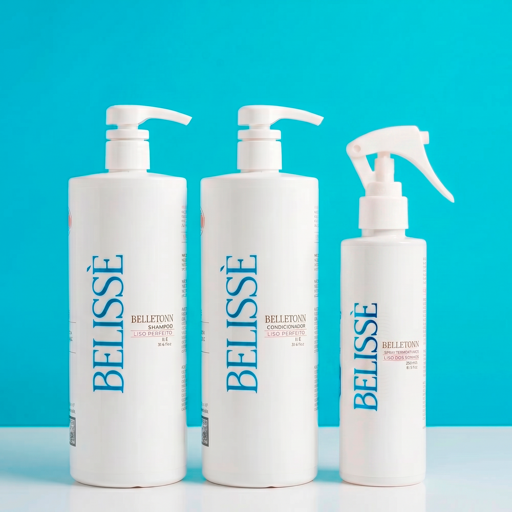 Kit Liso dos sonhos 1L + Spray 200ml de Brinde