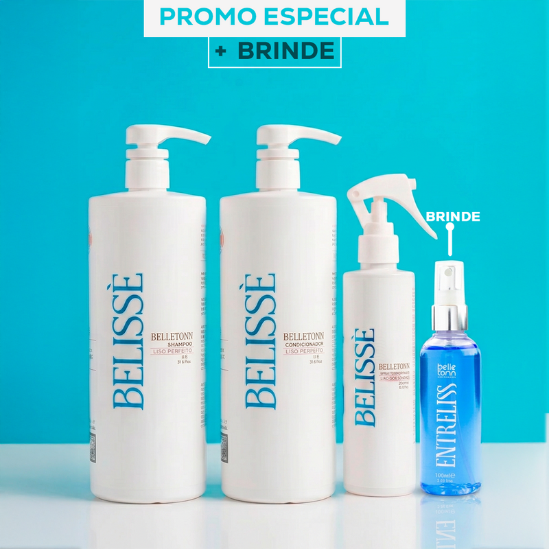 Kit Belissè 1lt + Entreliss 100ml de brinde
