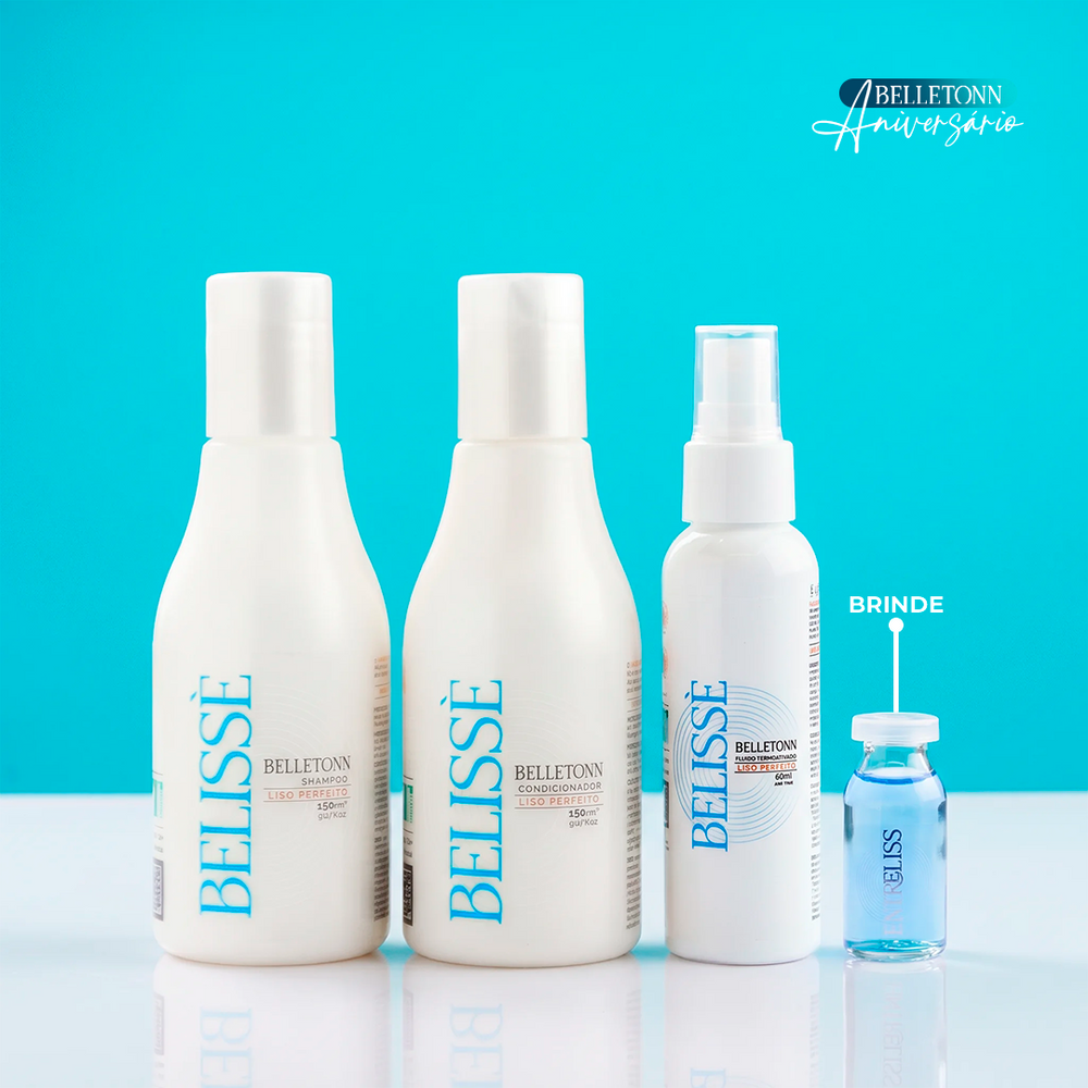 Kit Liso dos sonhos 150ml + Ampola de Reconstrução