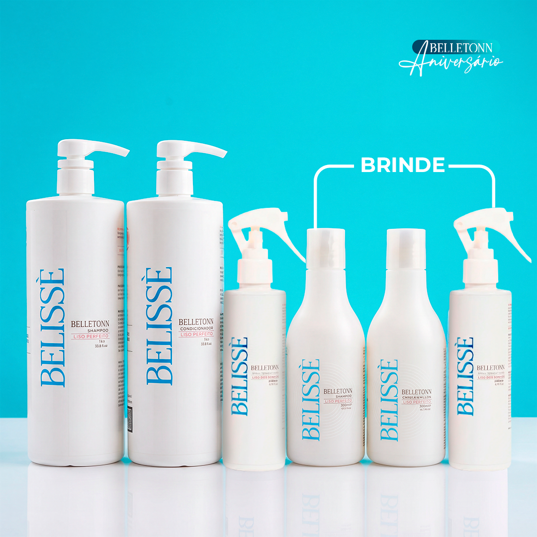 Kit Belissè 1 L + Kit Belissè 300 ml de brinde