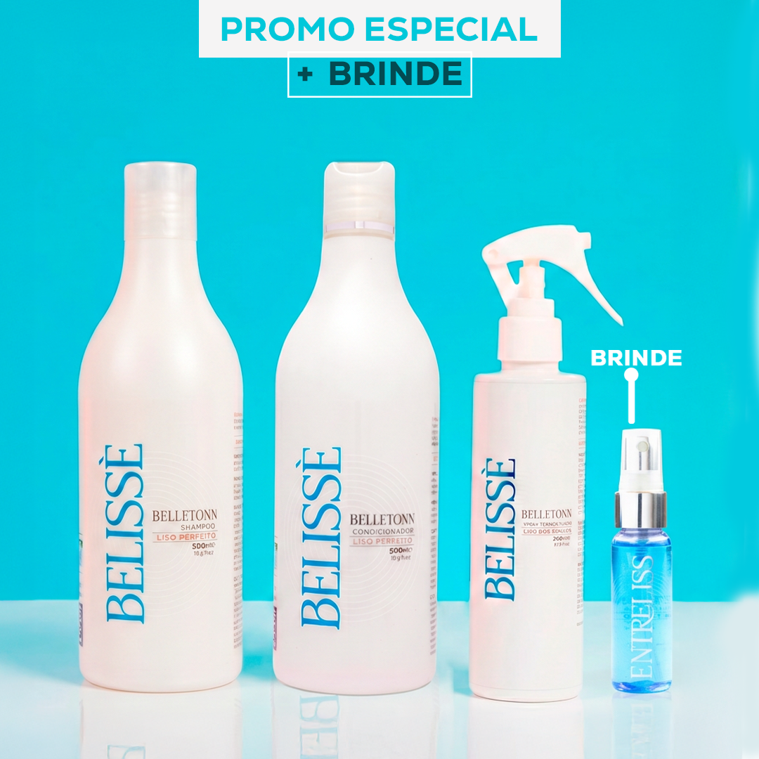 Kit belissè 500ml + entreliss 30ml de brinde