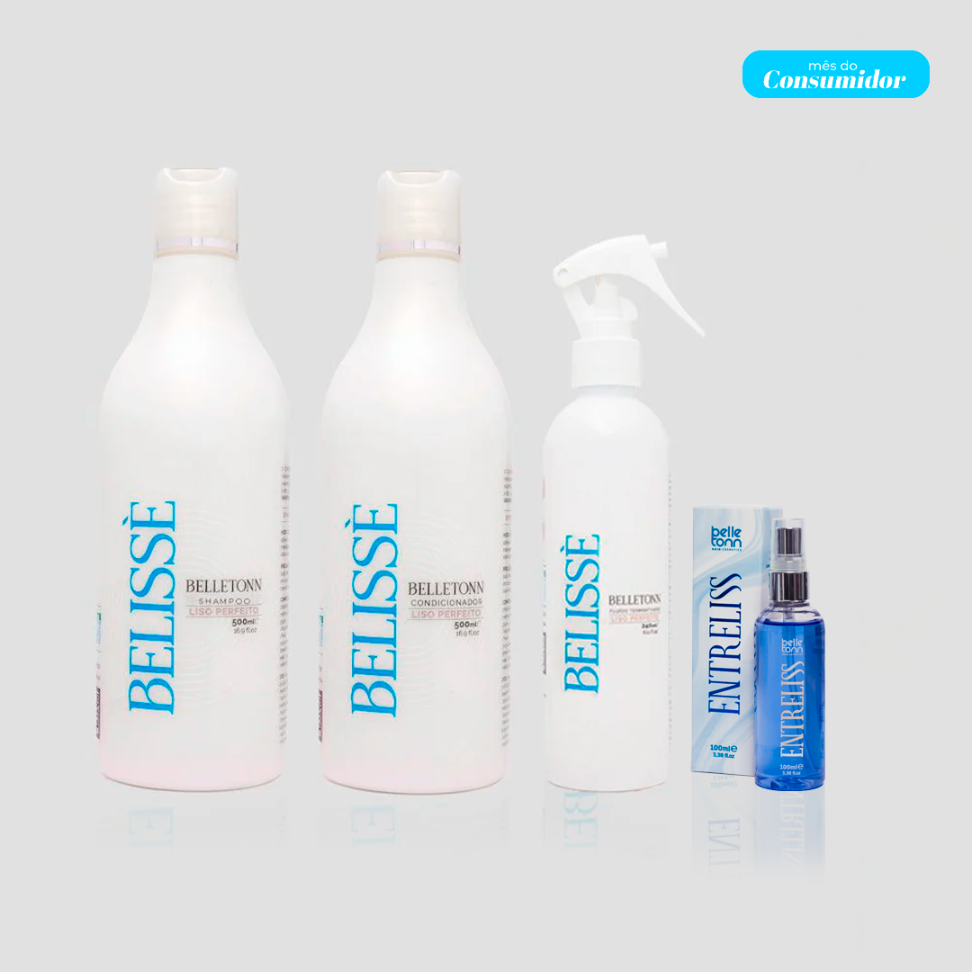 Kit Liso dos Sonhos 500ml + Mascára Recuperação 100ml