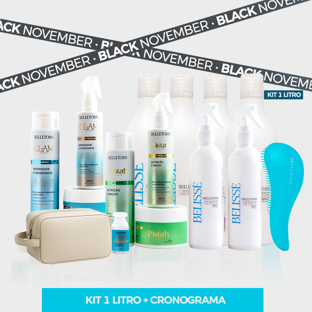 Kit Cronograma Completo + Belissè 1lt