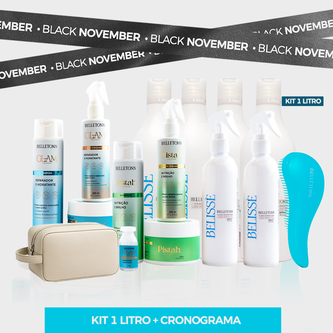 Kit Cronograma Completo + Belissè 1lt