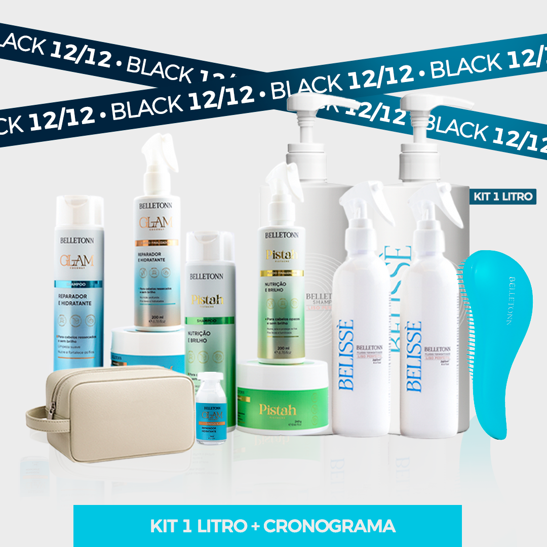 Kit Cronograma Completo + Belissè 1lt