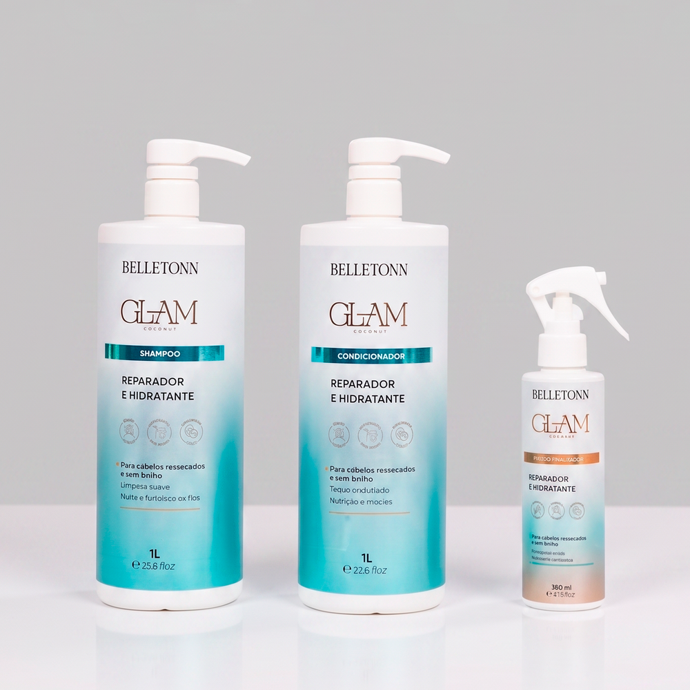 Kit Glam uso diário 1L