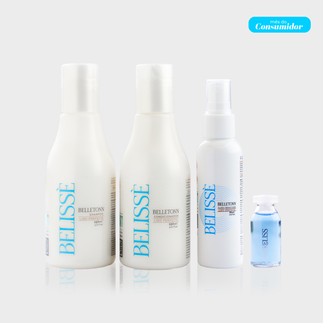 Kit Liso dos sonhos 150ml + Ampola de Reconstrução