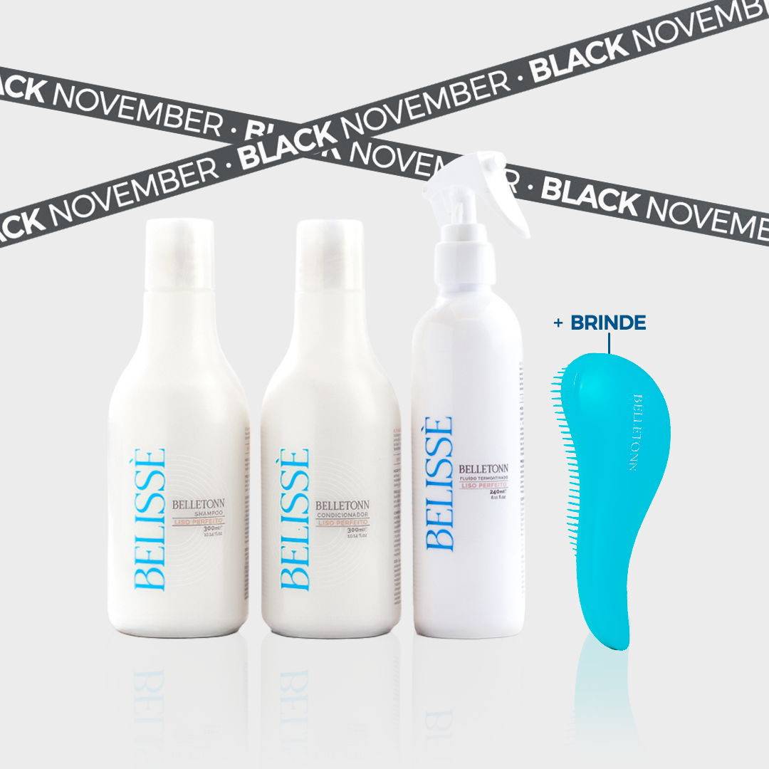 Kit Liso dos Sonhos 300ml + Escova Brinde