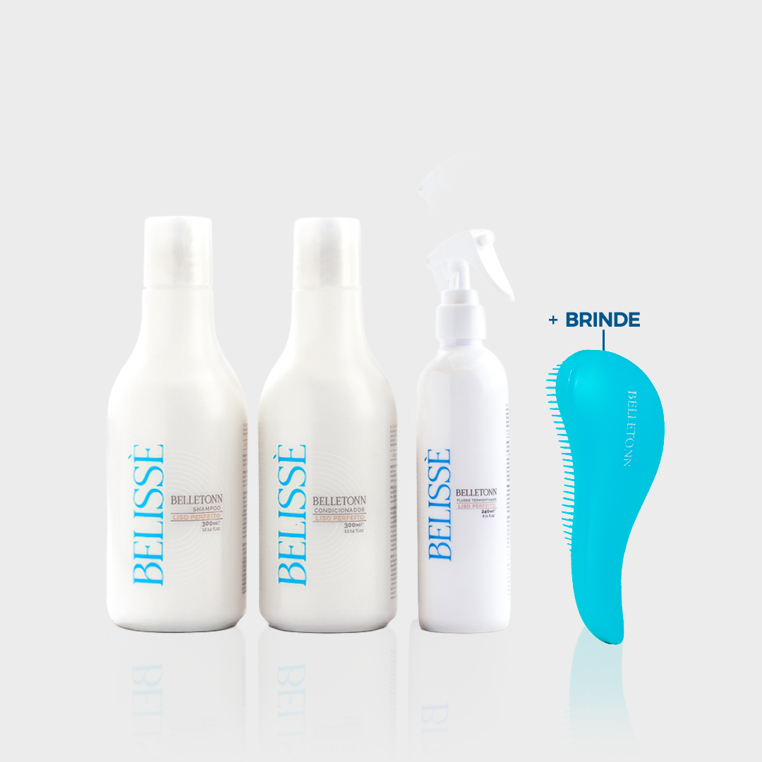 Kit Liso dos Sonhos 300ml + Escova Brinde