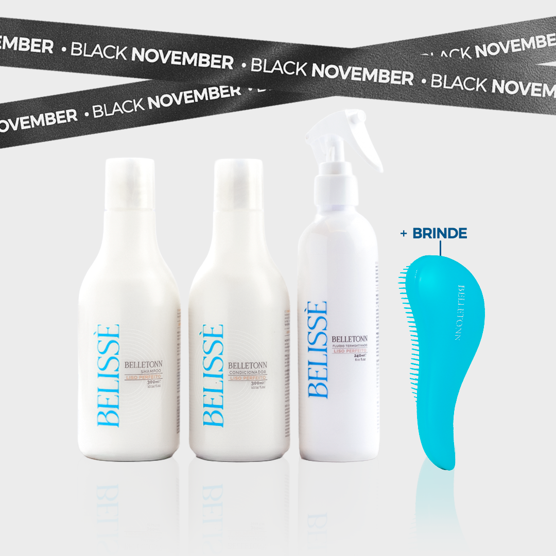 Kit Liso dos Sonhos 300ml + Escova Brinde