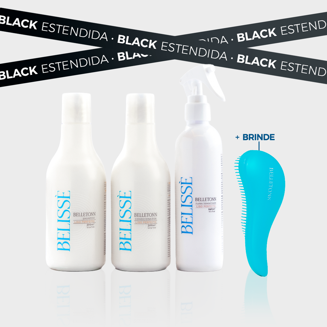 Kit Liso dos Sonhos 300ml + Escova Brinde