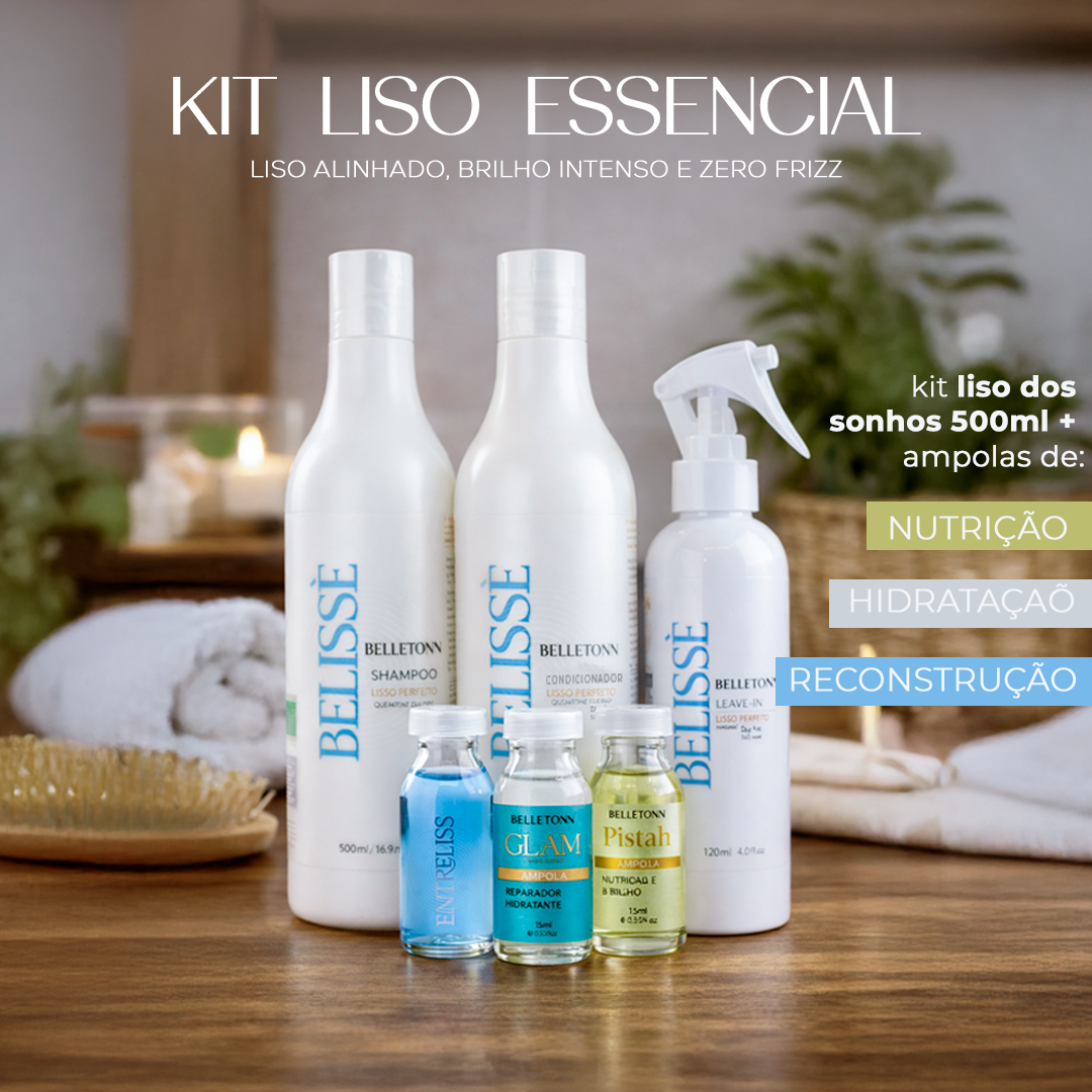 Kit 500ml + Trio de ampolas