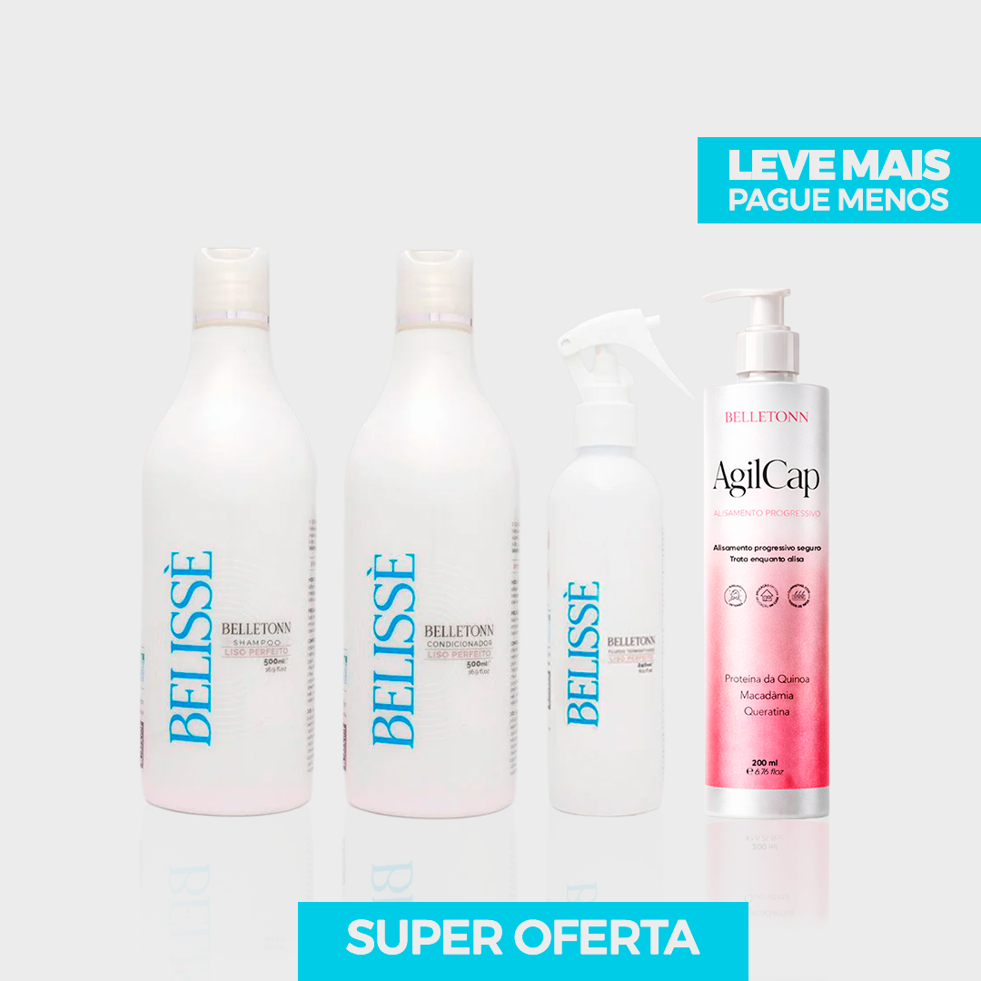 kit belissè 500ml + agilcap 200ml