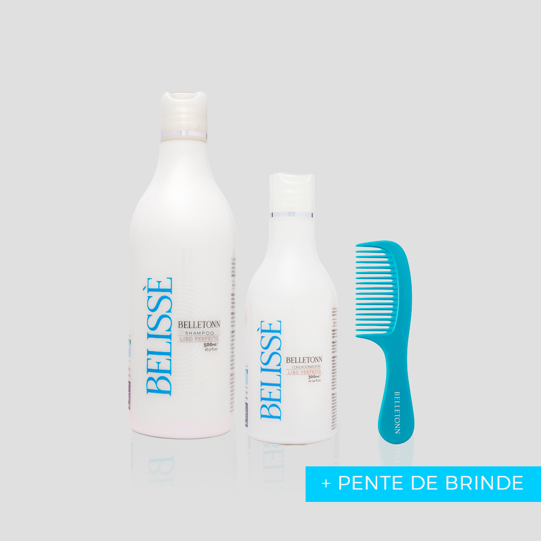 KIT Shampoo 500ml + Cond 300ml + Pente Personalizado