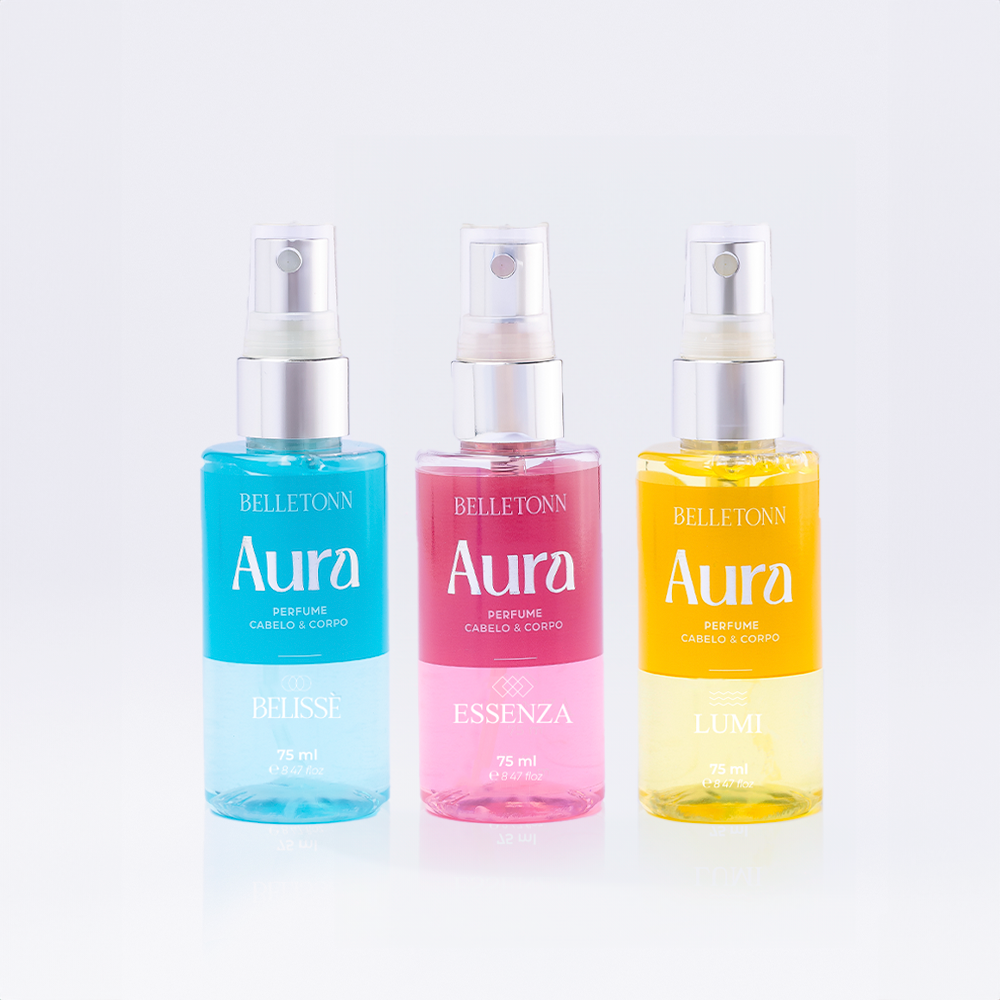 Kit Perfumes Aura Cabelo e Corpo