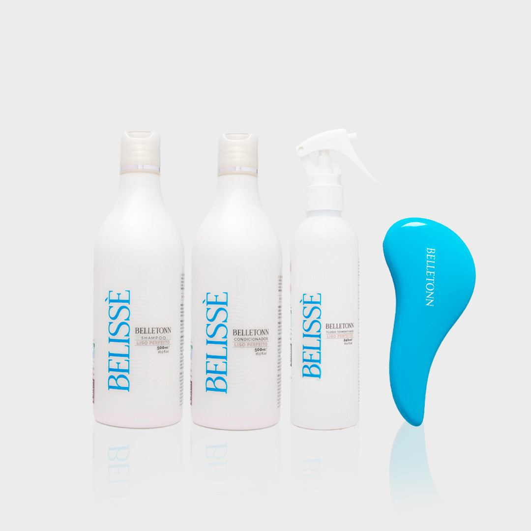 Kit efeito liso 500ml + Escova